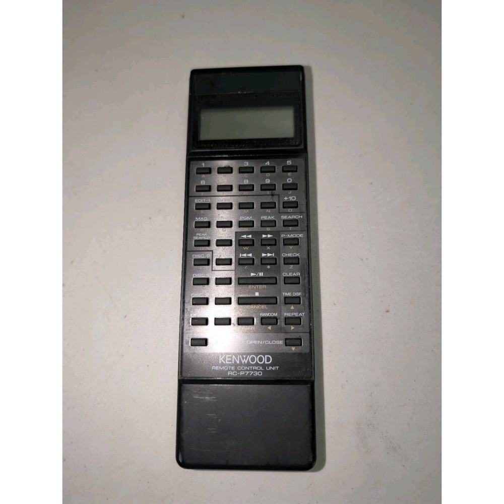 Kenwood Remote RC-P7730 -TESTED WORKING MISSING BATTERY‎ COVER-